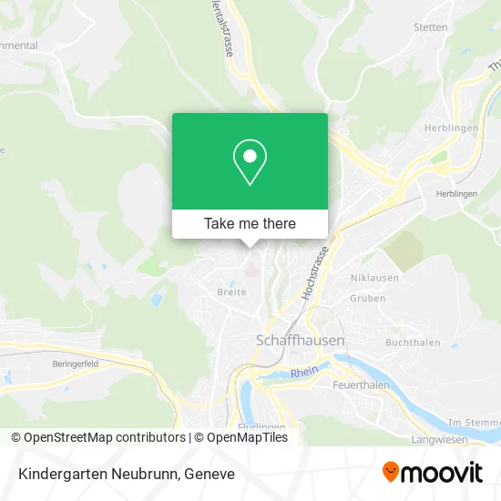 Kindergarten Neubrunn map