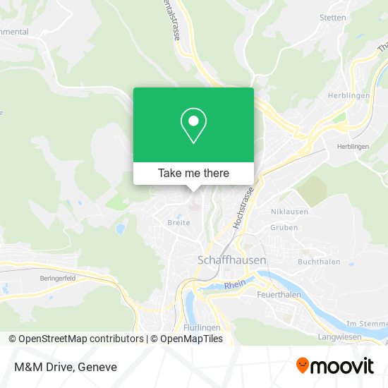 M&M Drive map