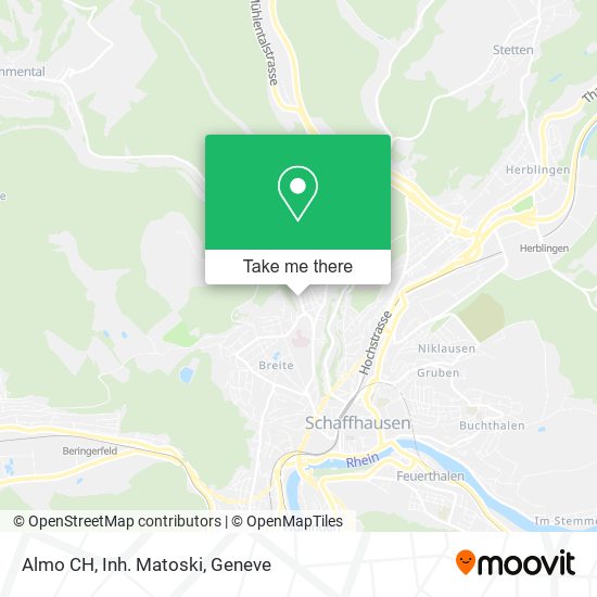 Almo CH, Inh. Matoski map