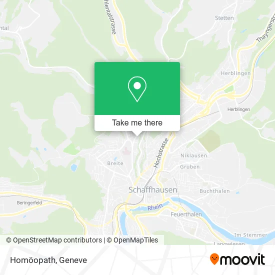 Homöopath map