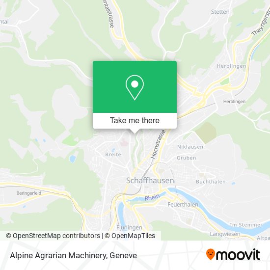 Alpine Agrarian Machinery map