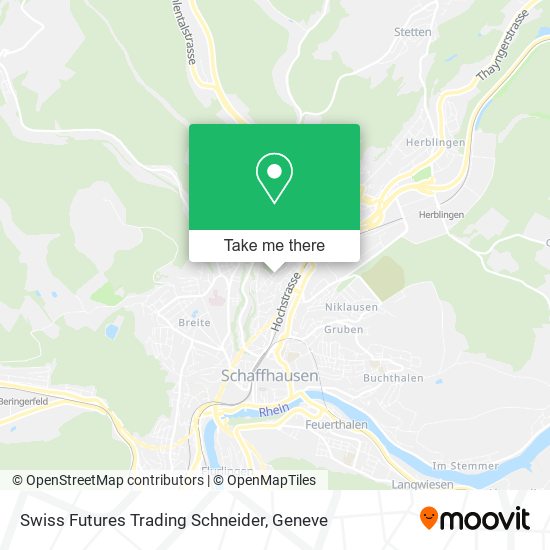 Swiss Futures Trading Schneider map