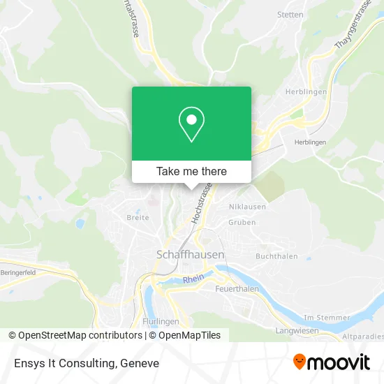 Ensys It Consulting map