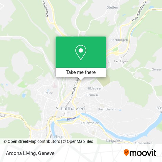 Arcona Living map