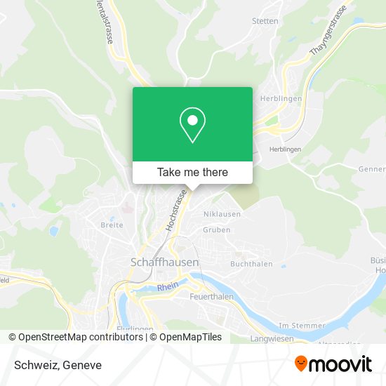 Schweiz map