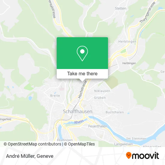 André Müller map