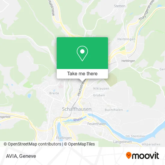 AVIA map