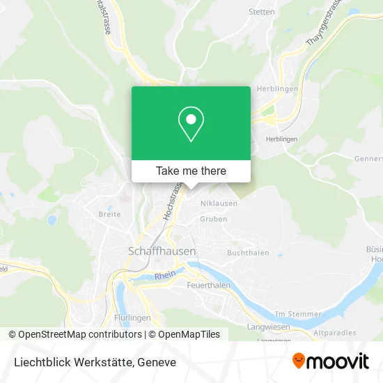 Liechtblick Werkstätte map