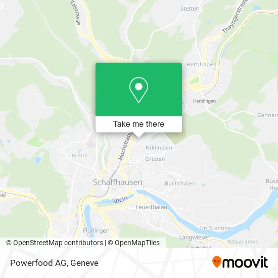 Powerfood AG map