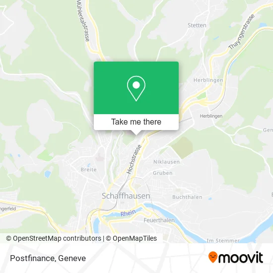 Postfinance map