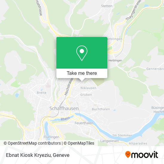 Ebnat Kiosk Kryeziu map