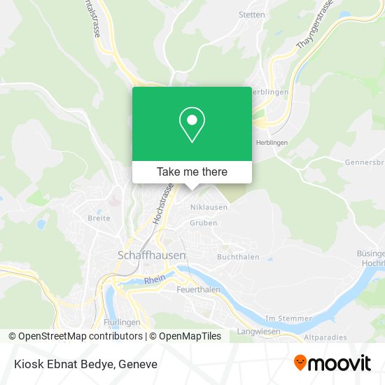 Kiosk Ebnat Bedye map