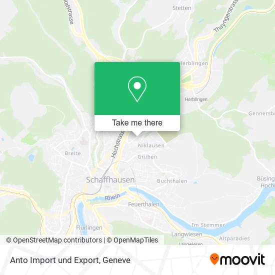 Anto Import und Export map