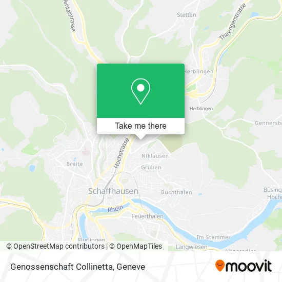 Genossenschaft Collinetta map