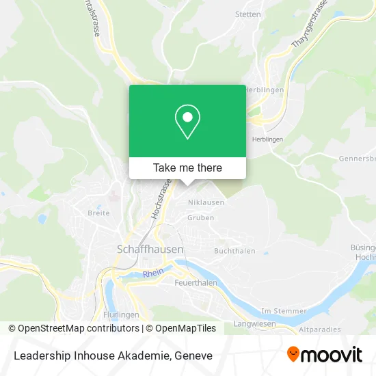 Leadership Inhouse Akademie map