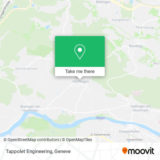Tappolet Engineering map