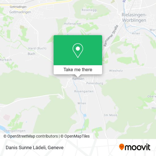 Danis Sunne Lädeli map