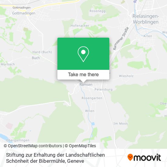 Stiftung zur Erhaltung der Landschaftlichen Schönheit der Bibermühle map