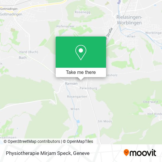 Physiotherapie Mirjam Speck map