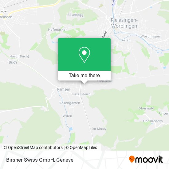 Birsner Swiss GmbH map