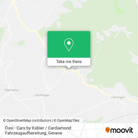 Öxsi - Cars by Kübler / Cardiamond Fahrzeugaufbereitung map
