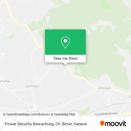 Power Security Bewachung, Ch. Birrer map