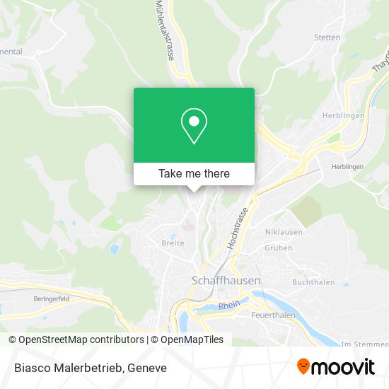 Biasco Malerbetrieb map