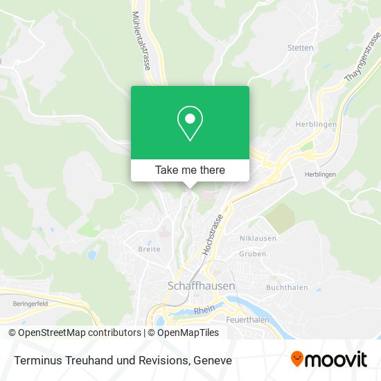 Terminus Treuhand und Revisions map