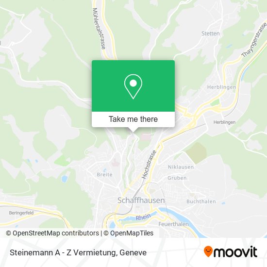 Steinemann A - Z Vermietung map