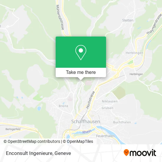 Enconsult Ingenieure map