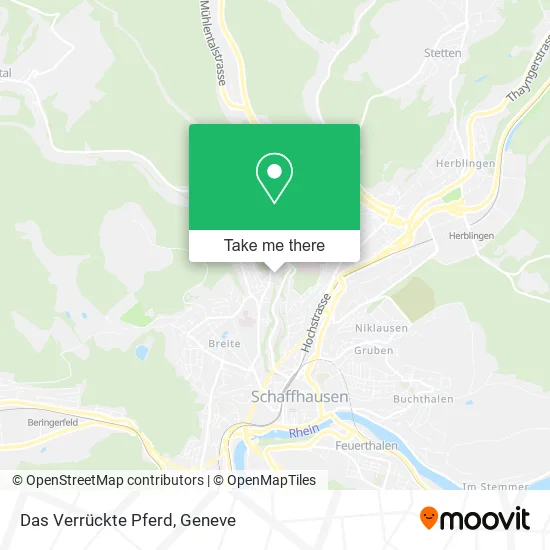Das Verrückte Pferd map