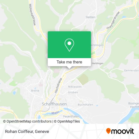 Rohan Coiffeur map