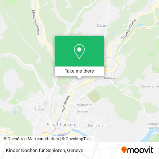 Kinder Kochen für Senioren map