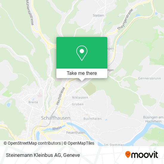 Steinemann Kleinbus AG map