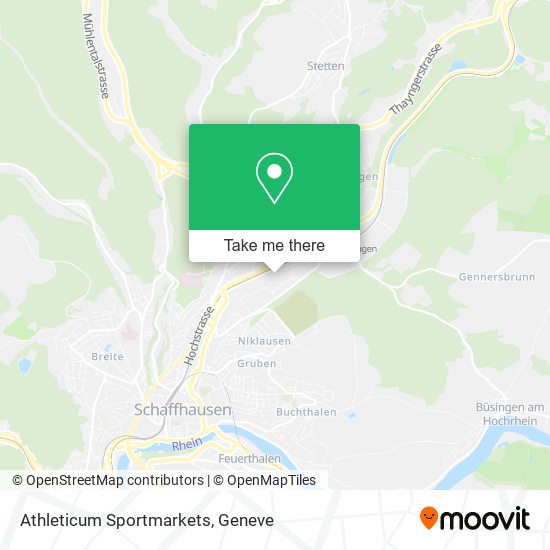 Athleticum Sportmarkets map