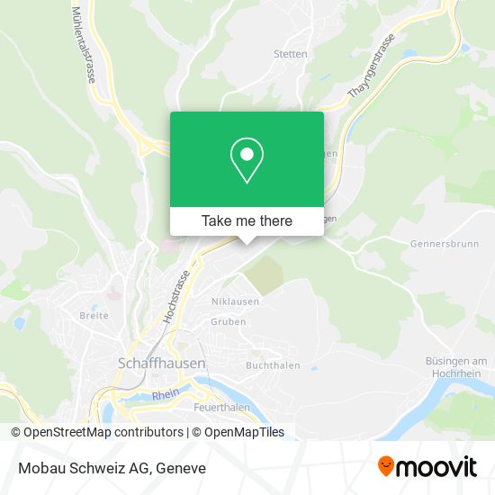 Mobau Schweiz AG map