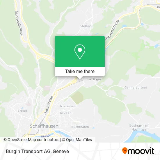 Bürgin Transport AG map