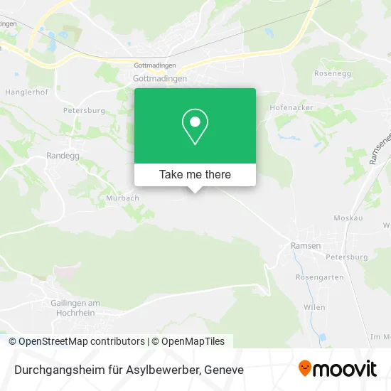 Durchgangsheim für Asylbewerber map