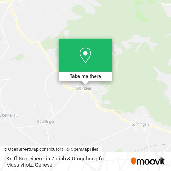 Kniff Schreinerei in Zürich & Umgebung für Massivholz map