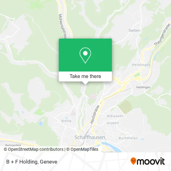 B + F Holding map