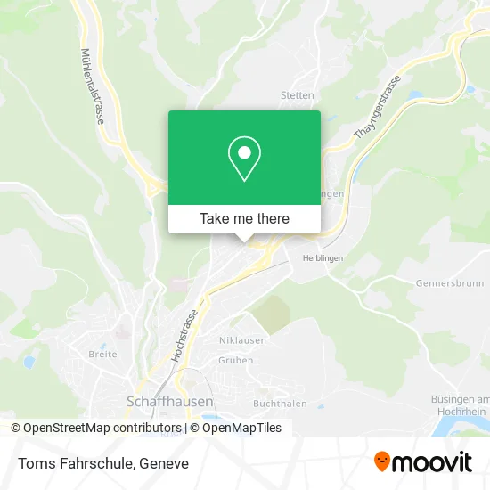 Toms Fahrschule map