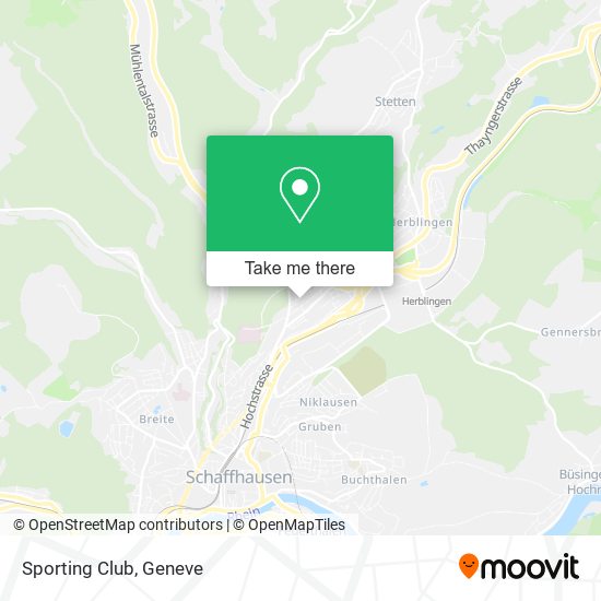 Sporting Club map