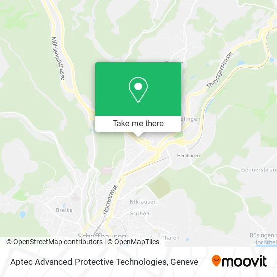Aptec Advanced Protective Technologies map