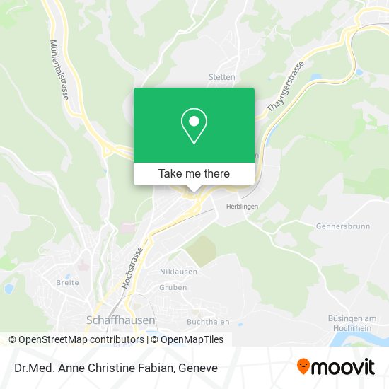 Dr.Med. Anne Christine Fabian map