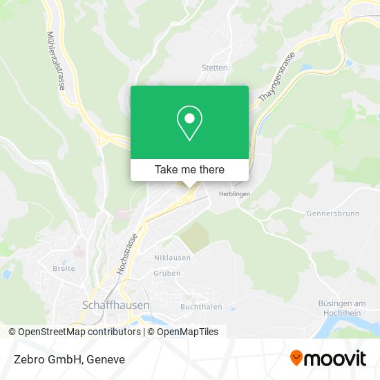 Zebro GmbH map