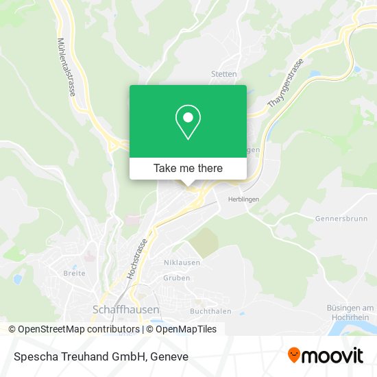 Spescha Treuhand GmbH map
