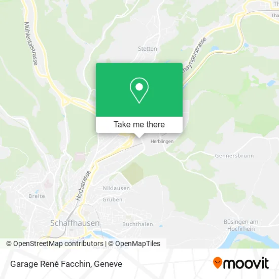 Garage René Facchin map