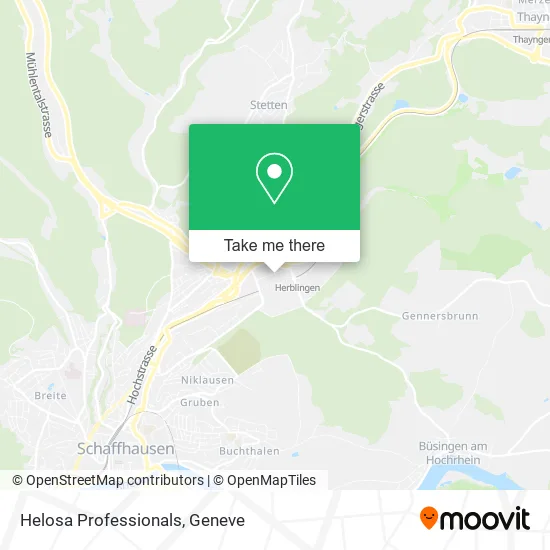 Helosa Professionals map