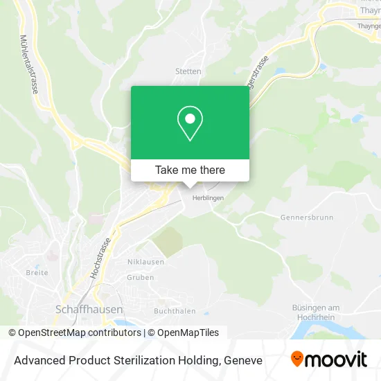 Advanced Product Sterilization Holding map