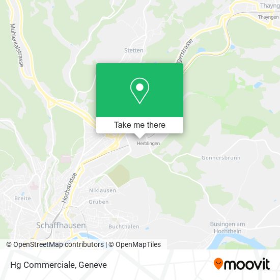 Hg Commerciale map